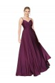 Sleeveless High Neck Stretch Crepe Wild Berry Long Formal Evening Dress Canada for Sale