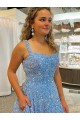 Sleeveless Scoop Neck Velvet Sequin Court Train Evening Dress Canada for Sale