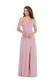 Sleeveless Sweetheart Soft Chiffon Primrose Long Black Tie Evening Dress Canada for Sale