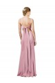 Sleeveless Square Neck Stretch Crepe Black Long Formal Evening Dress Canada for Sale