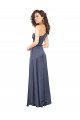 Sleeveless One Shoulder Silky Satin Dusk Long Formal Evening Dress Canada for Sale