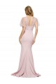 Short Sleeves Sweetheart Stretch Crepe & Tulle Mauve Long Formal Evening Dress Canada for Sale