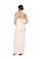 Sleeveless Cowl Neck Stretch Satin Long Formal Evening Dress Canada for Sale