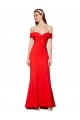 Sleeveless High Neck Stretch Crepe Red Long Evening Dress Canada for Sale
