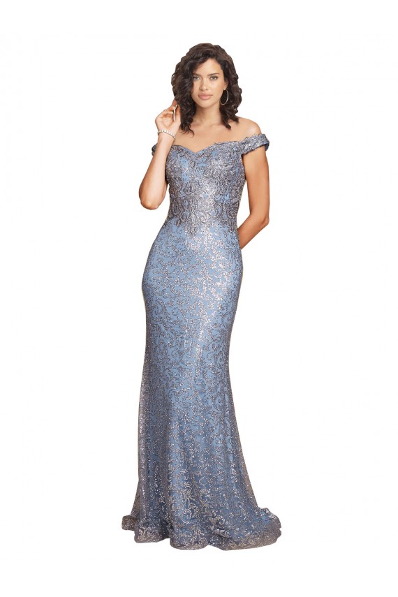 Sleeveless Sweetheart Sequin Long Formal Evening Dress Canada for Sale