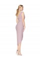 Sleeveless Sweetheart Soft Chiffon Primrose Cocktail Length High Low Evening Dress Canada for Sale