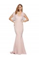 Sleeveless Sweetheart Stretch Crepe & Tulle Mauve Long Formal Dress Canada for Sale