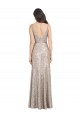 Sleeveless High Neck Sequin & Sparkling Sequin Silver Long Formal Evening Dress Canada for Sale